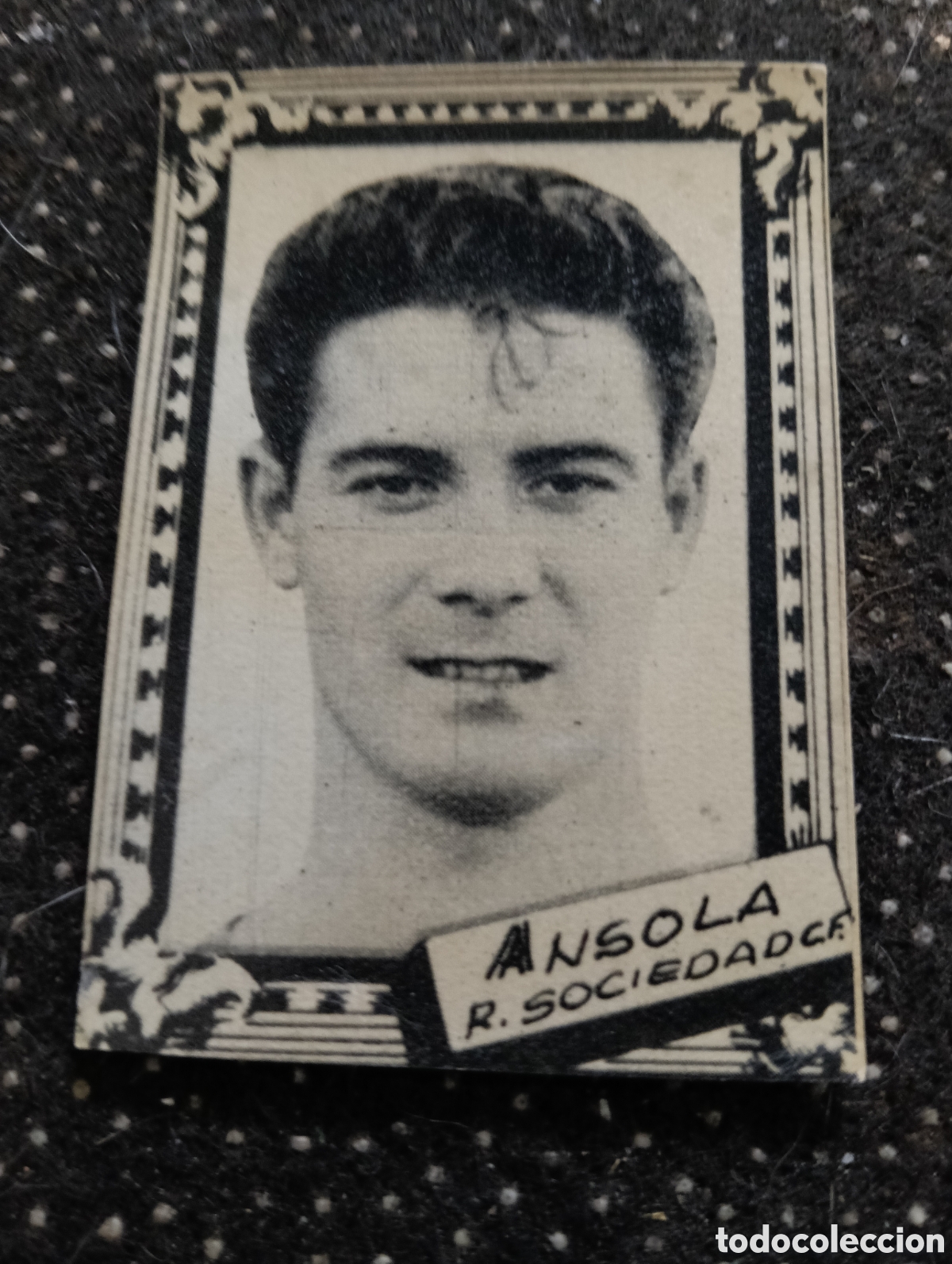 Cromos de f&uacute;tbol: ANSOLA - REAL SOCIEDAD C.F. - CROMO LIGA 1959 1960 - ALBUM FHER DISGRA, sin pegar, en muy buen estad