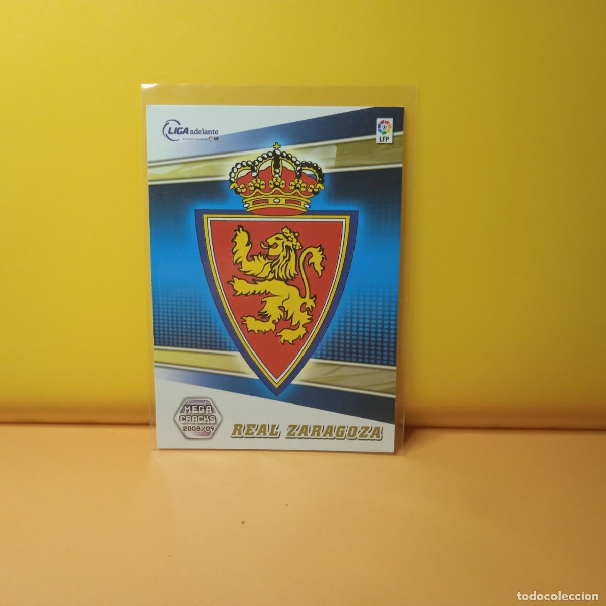 Cromos de f&uacute;tbol: MEGACRACKS 2008 2009 08 09 LIGA ADELANTE ESCUDO REAL ZARAGOZA 406