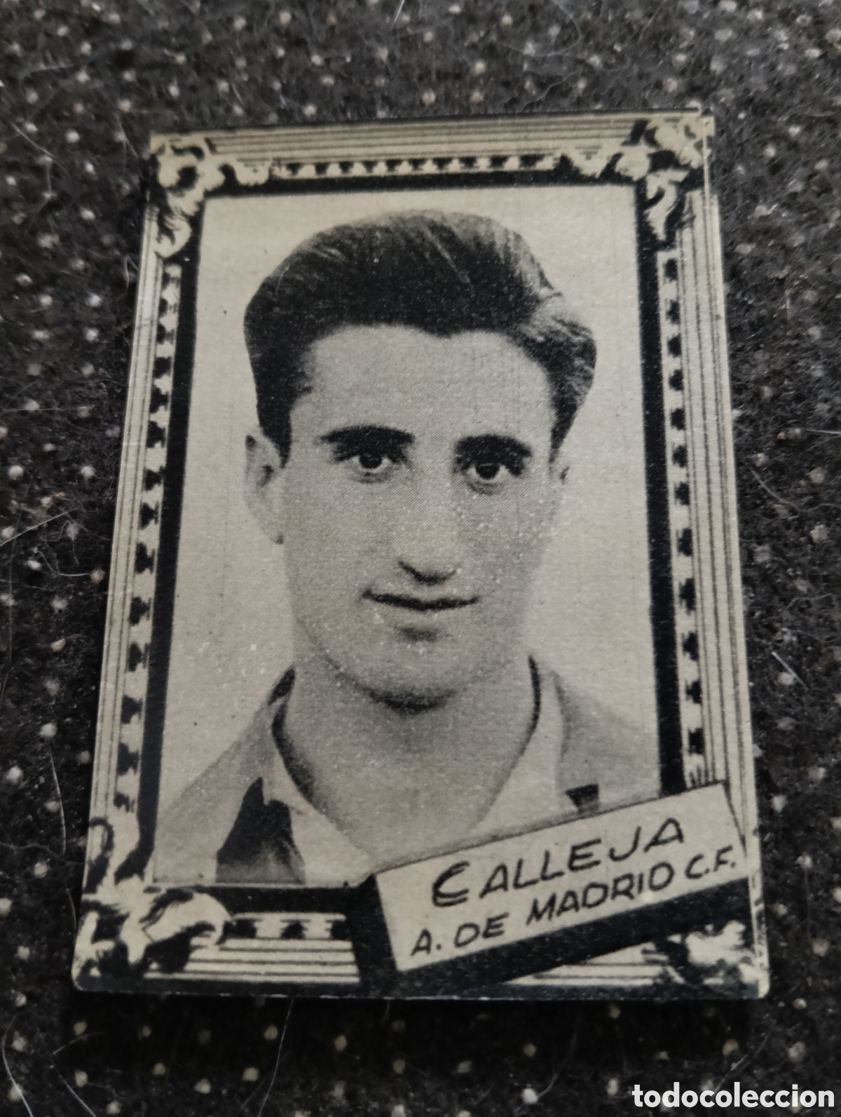Cromos de f&uacute;tbol: CALLEJA - ATL&Eacute;TICO DE MADRID - CROMO LIGA 1959 1960 - ALBUM FHER DISGRA, sin pegar, en muy buen esta