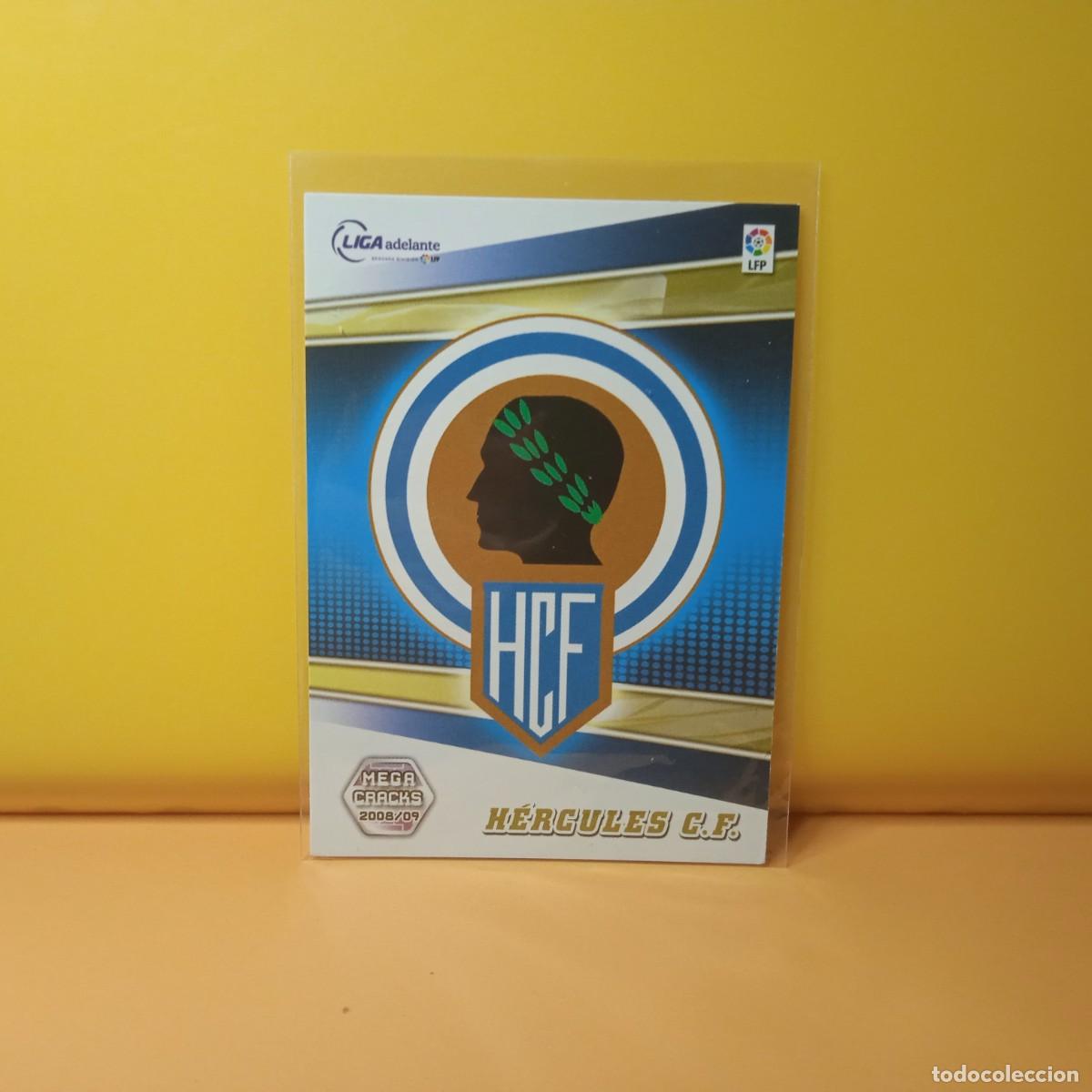 Cromos de f&uacute;tbol: MEGACRACKS 2008 2009 08 09 LIGA ADELANTE ESCUDO HERCULES C.F 411