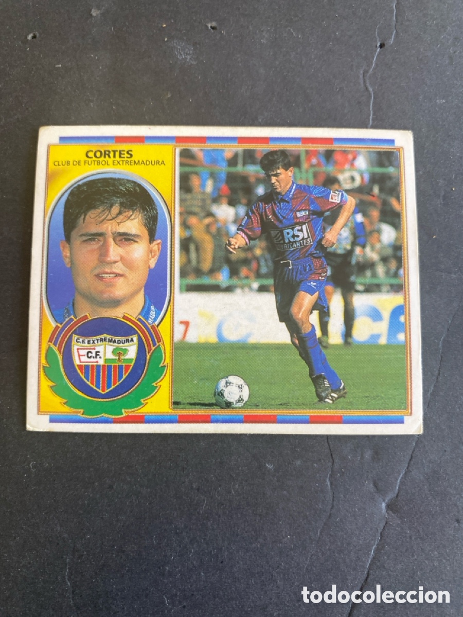 Cromos de f&uacute;tbol: Cromo liga 96/97 CF Extremadura nunca pegado