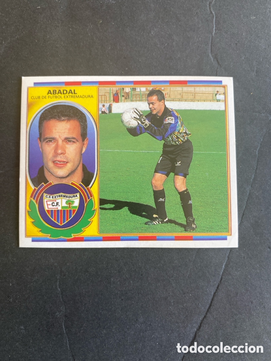 Cromos de f&uacute;tbol: Cromo liga 96/97 CF Extremadura nunca pegado