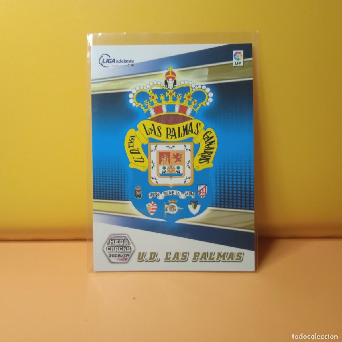 Cromos de f&uacute;tbol: MEGACRACKS 2008 2009 08 09 LIGA ADELANTE ESCUDO U.D LAS PALMAS 413
