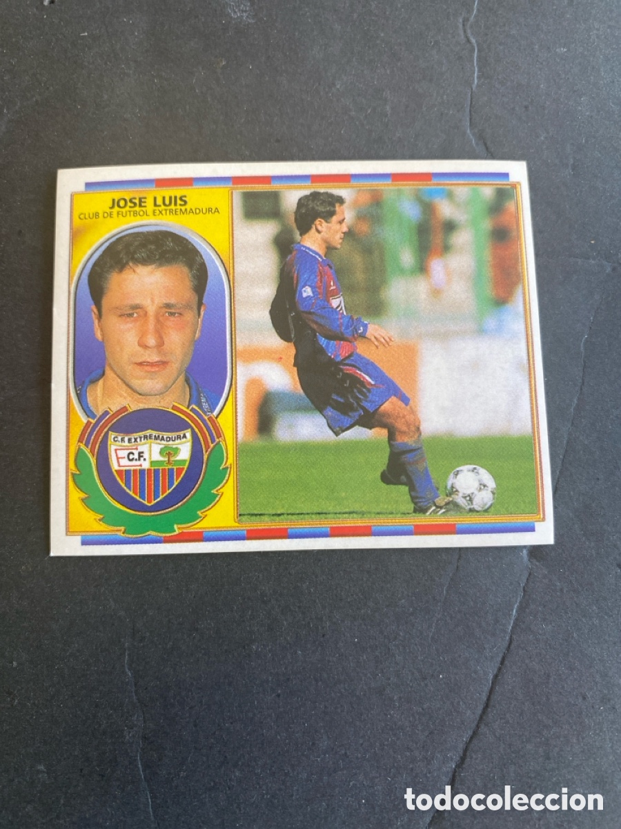 Cromos de f&uacute;tbol: Cromo liga 96/97 CF Extremadura nunca pegado