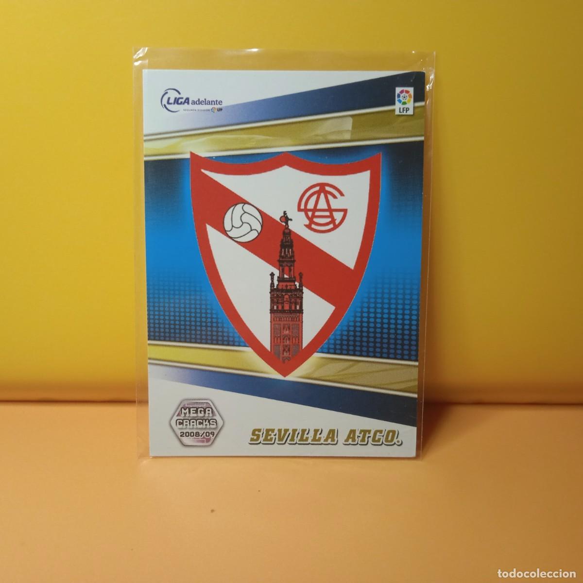 Cromos de f&uacute;tbol: MEGACRACKS 2008 2009 08 09 LIGA ADELANTE ESCUDO SEVILLA ATL&Eacute;TICO 414