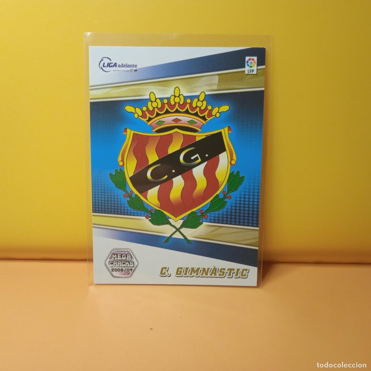 Cromos de f&uacute;tbol: MEGACRACKS 2008 2009 08 09 LIGA ADELANTE ESCUDO GIMNASTIC 419
