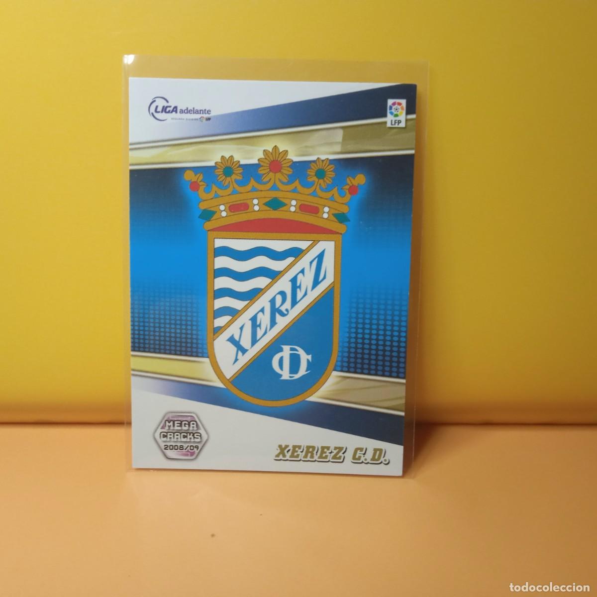 Figurine di Calcio: MEGACRACKS 2008 2009 08 09 LIGA ADELANTE ESCUDO XEREZ C.D 420