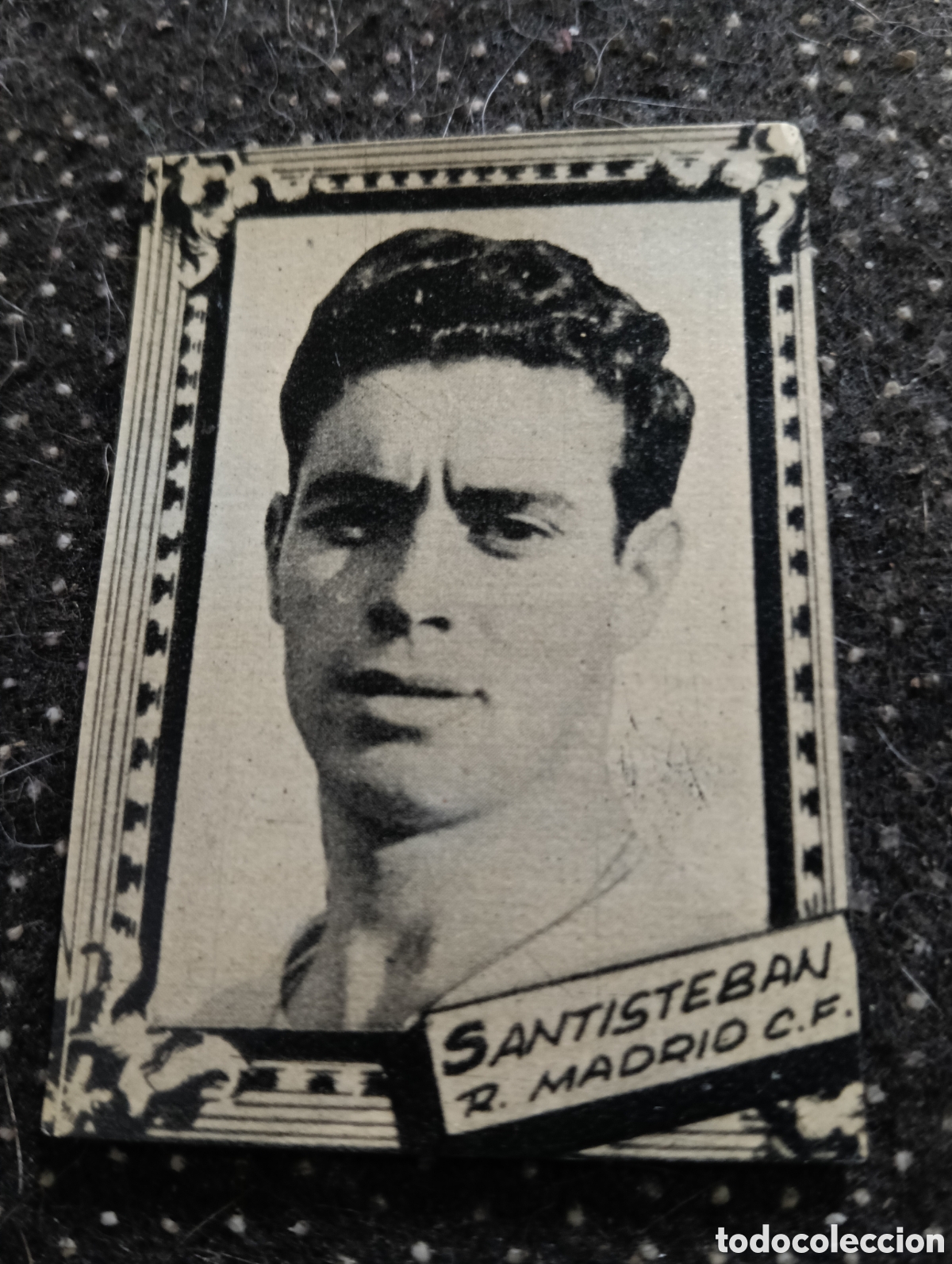Figurine di Calcio: SANTISTEBAN - ATL&Eacute;TICO DE MADRID - CROMO LIGA 1959 1960 - ALBUM FHER DISGRA, sin pegar, en muy buen