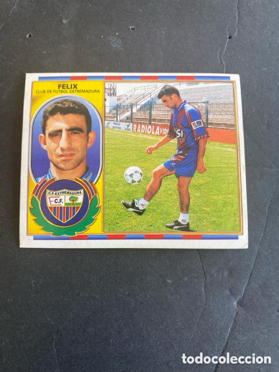Figurine di Calcio: Cromo liga 96/97 CF Extremadura nunca pegado