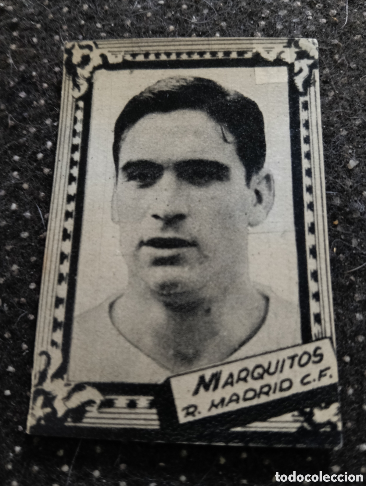 Figurine di Calcio: MARQUITOS - ATL&Eacute;TICO DE MADRID - CROMO LIGA 1959 1960 - ALBUM FHER DISGRA, sin pegar, en muy buen es