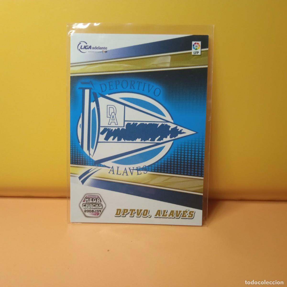 Figurine di Calcio: MEGACRACKS 2008 2009 08 09 LIGA ADELANTE ESCUDO DEPORTIVO ALAV&Eacute;S 422