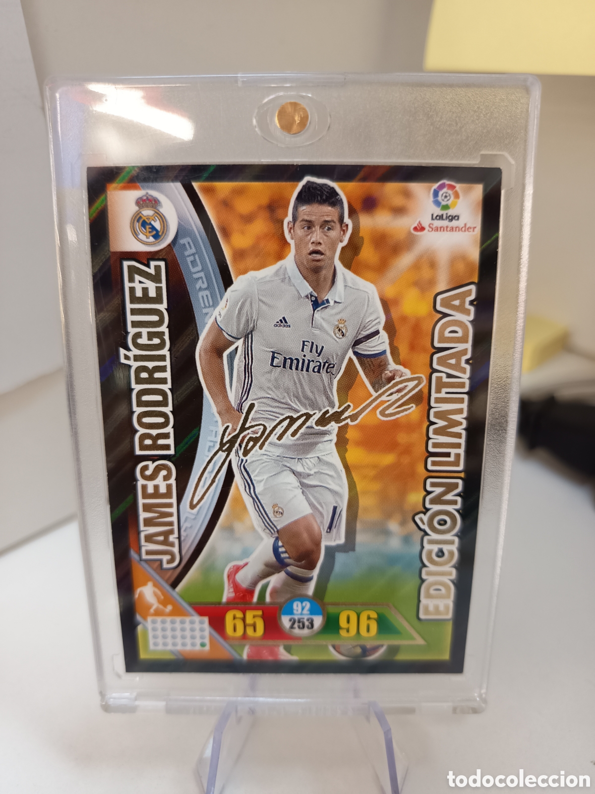 Cromos de f&uacute;tbol: ADRENALYN LIGA XL 2016 2017 16 17 EDICION LIMITADA JAMES RODRIGUEZ