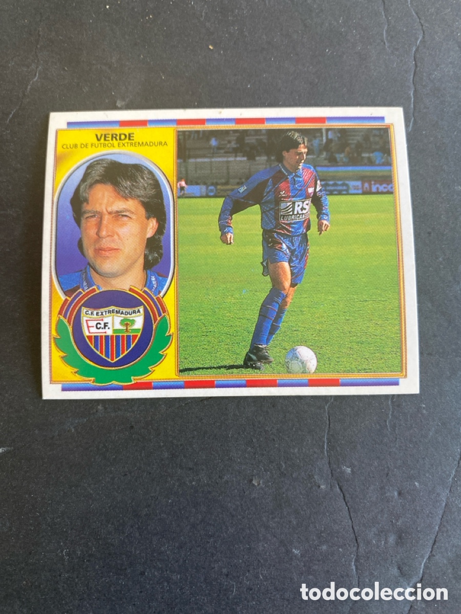 Cromos de f&uacute;tbol: Cromo liga 96/97 CF Extremadura nunca pegado