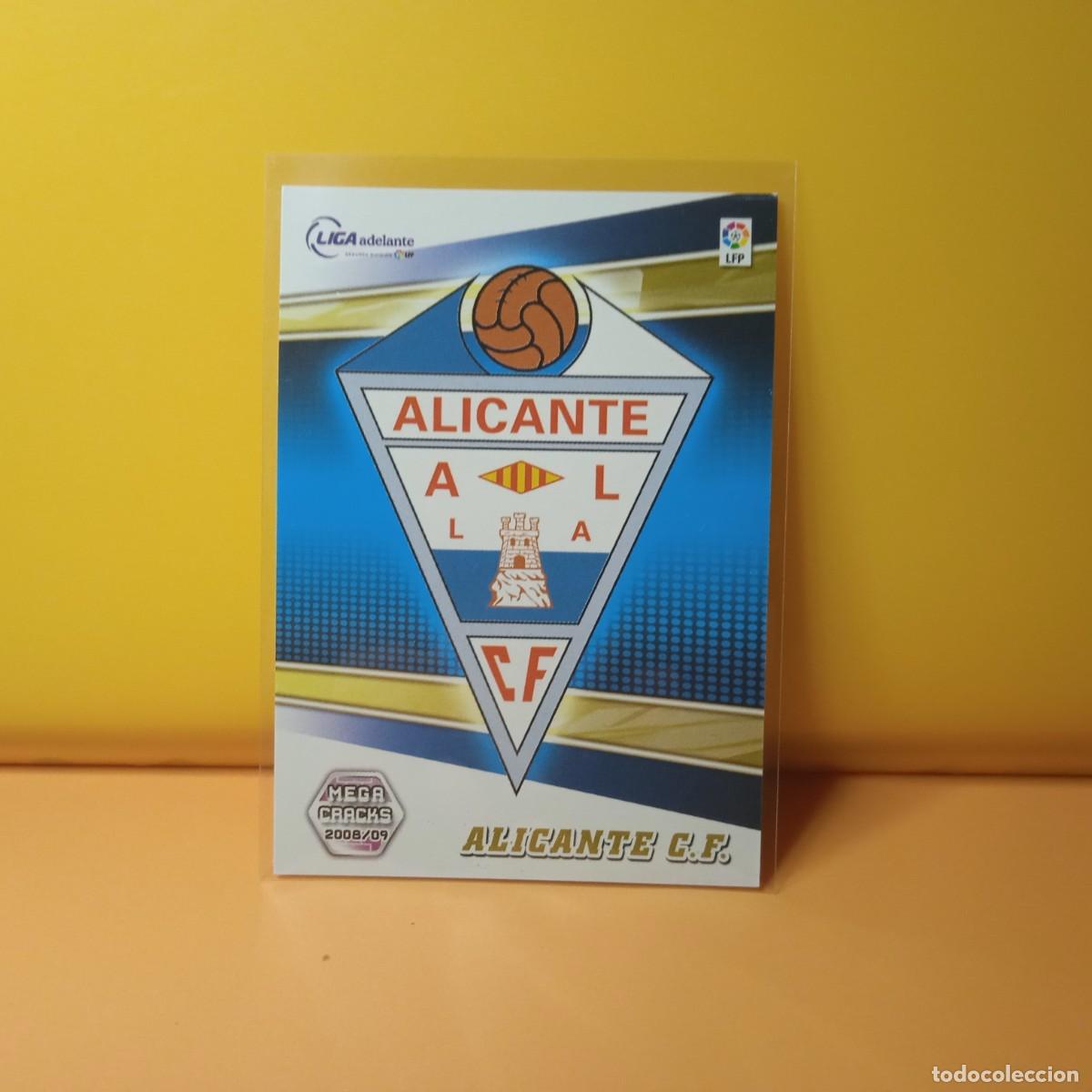 Cromos de f&uacute;tbol: MEGACRACKS 2008 2009 08 09 LIGA ADELANTE ESCUDO ALICANTE C.F 425