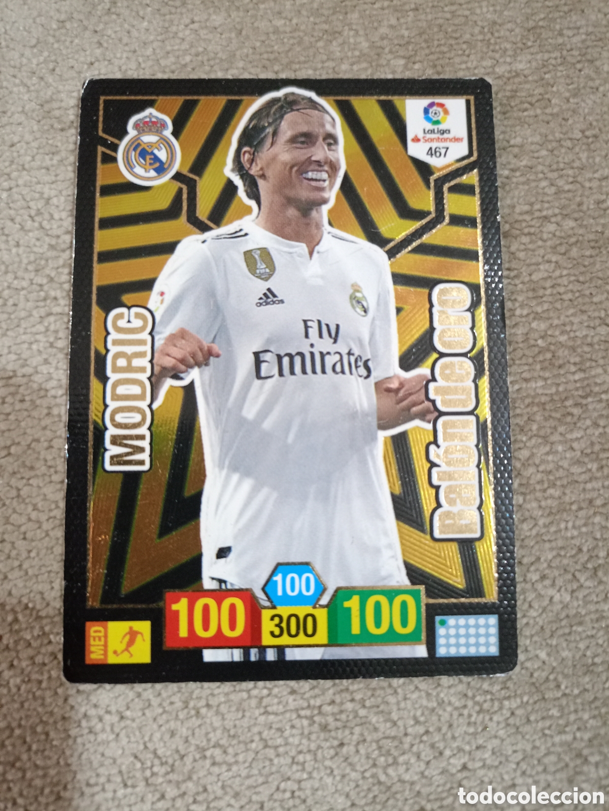 Cromos de f&uacute;tbol: # Bal&oacute;n de oro 467 MODRIC Adrenalyn 2018-19