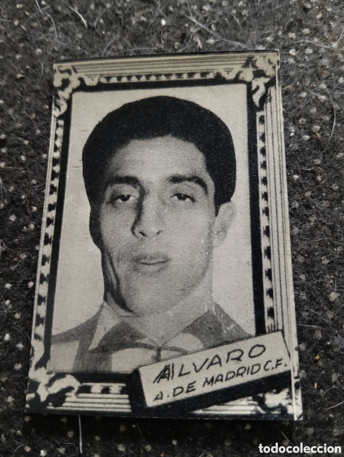 Cromos de f&uacute;tbol: &Aacute;LVARO - ATL&Eacute;TICO DE MADRID - CROMO LIGA 1959 1960 - ALBUM FHER DISGRA, sin pegar, en muy buen estad