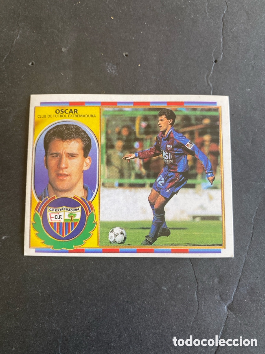 Cromos de f&uacute;tbol: Cromo liga 96/97 CF Extremadura nunca pegado