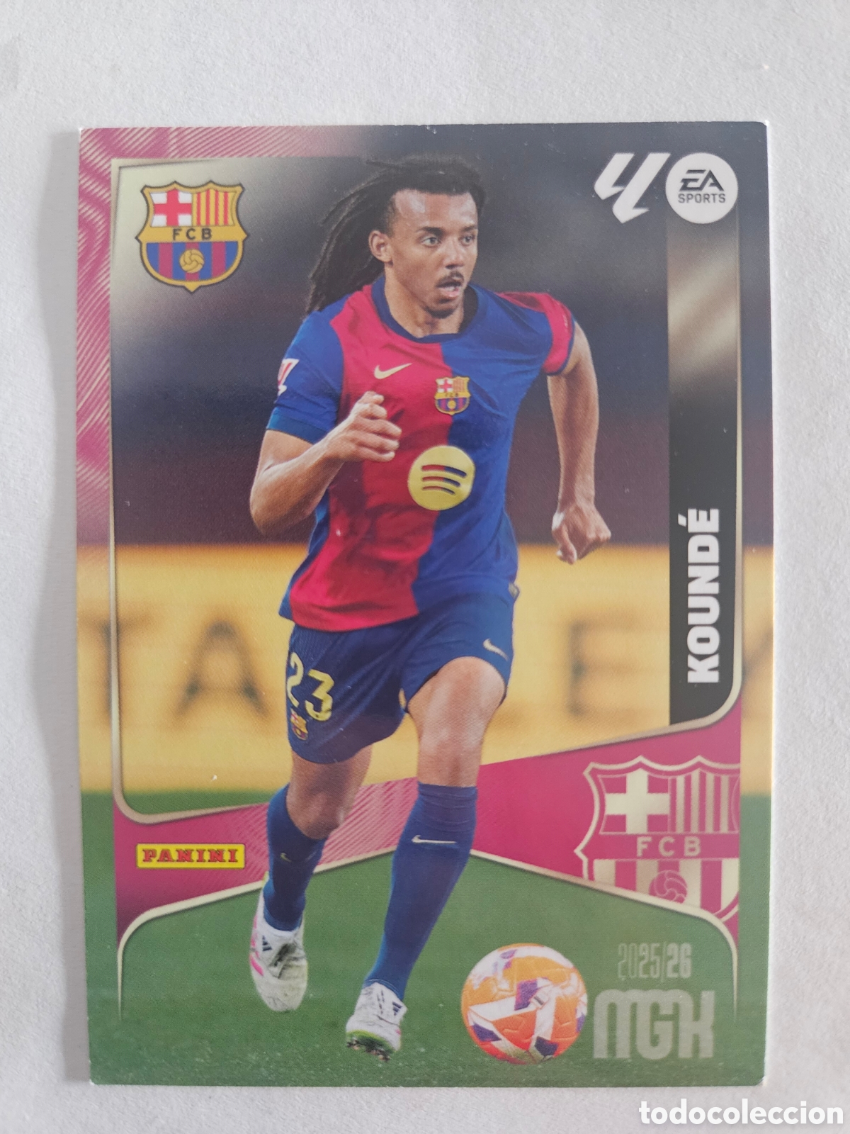 Cromos de f&uacute;tbol: 76 Jules Kounde - FC Barcelona - PANINI Megacracks MGK 2025 2026 25 26