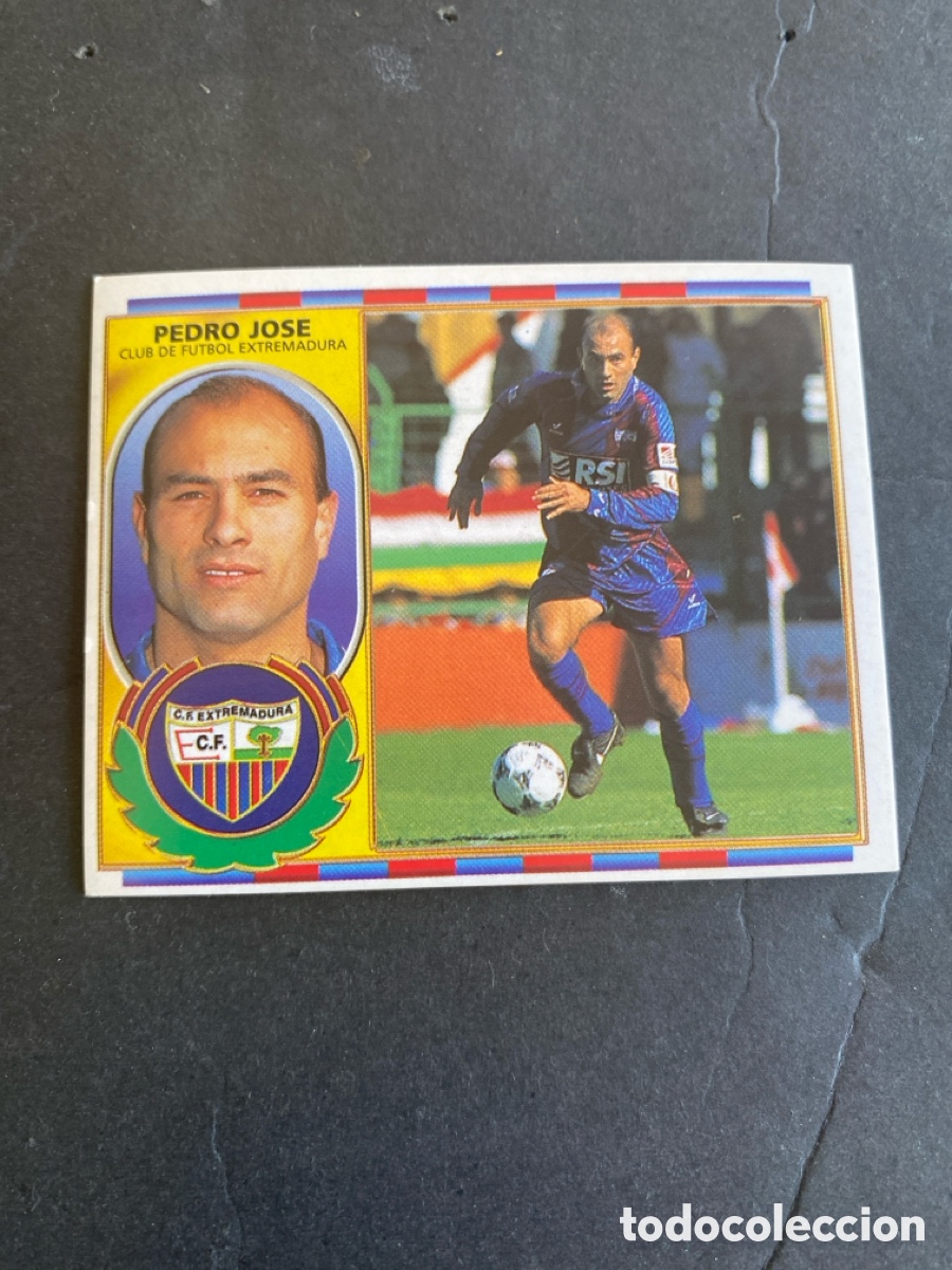 Cromos de f&uacute;tbol: Cromo liga 96/97 CF Extremadura nunca pegado