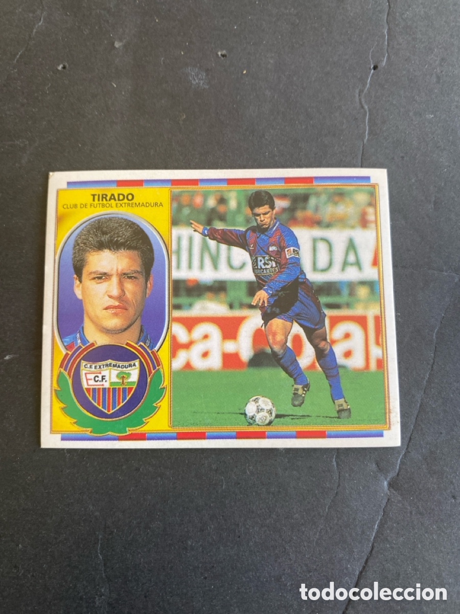Cromos de f&uacute;tbol: Cromo liga 96/97 CF Extremadura nunca pegado