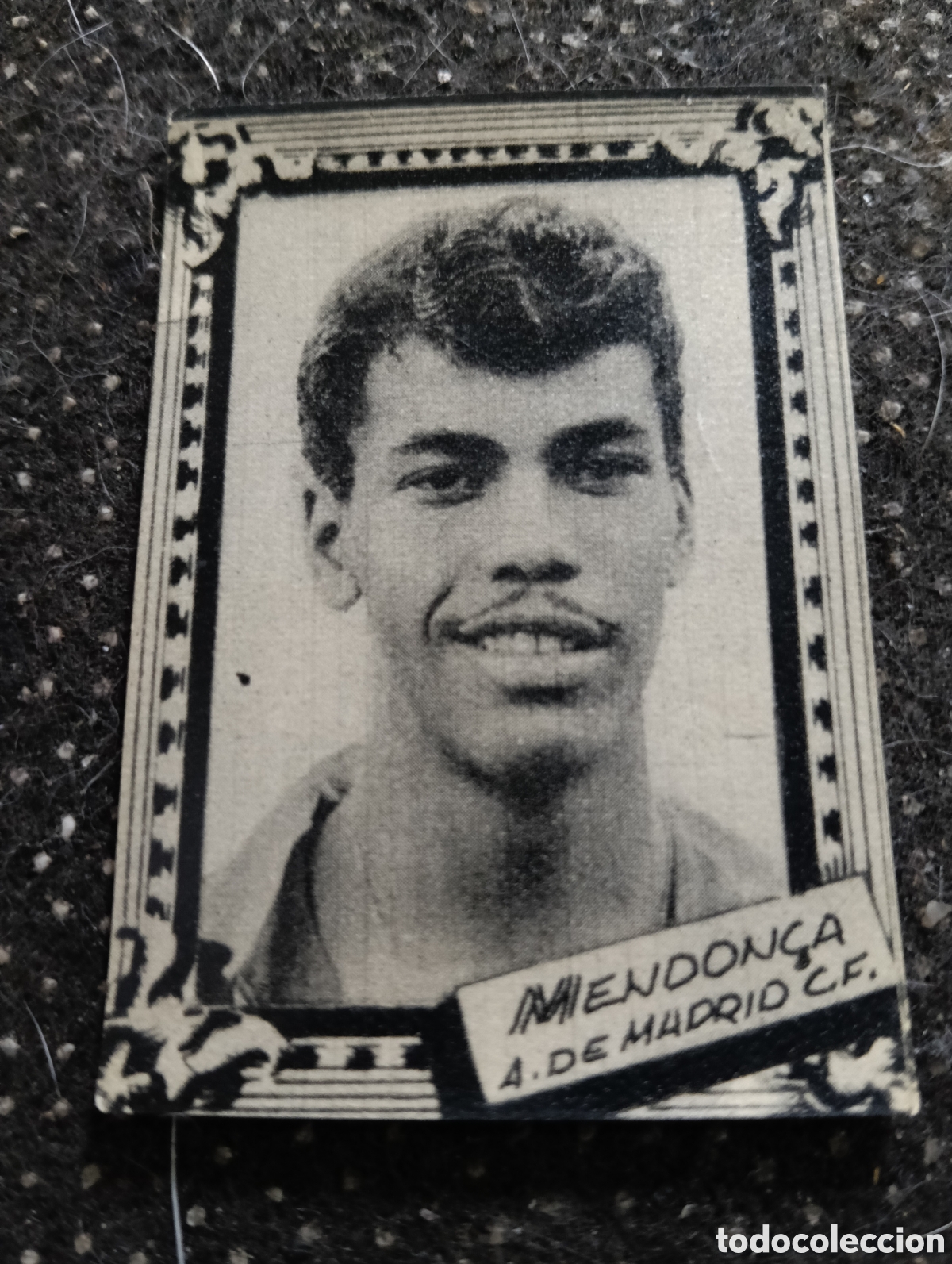 Cromos de f&uacute;tbol: MENDON&Ccedil;A - ATL&Eacute;TICO DE MADRID - CROMO LIGA 1959 1960 - ALBUM FHER DISGRA, sin pegar, en muy buen est