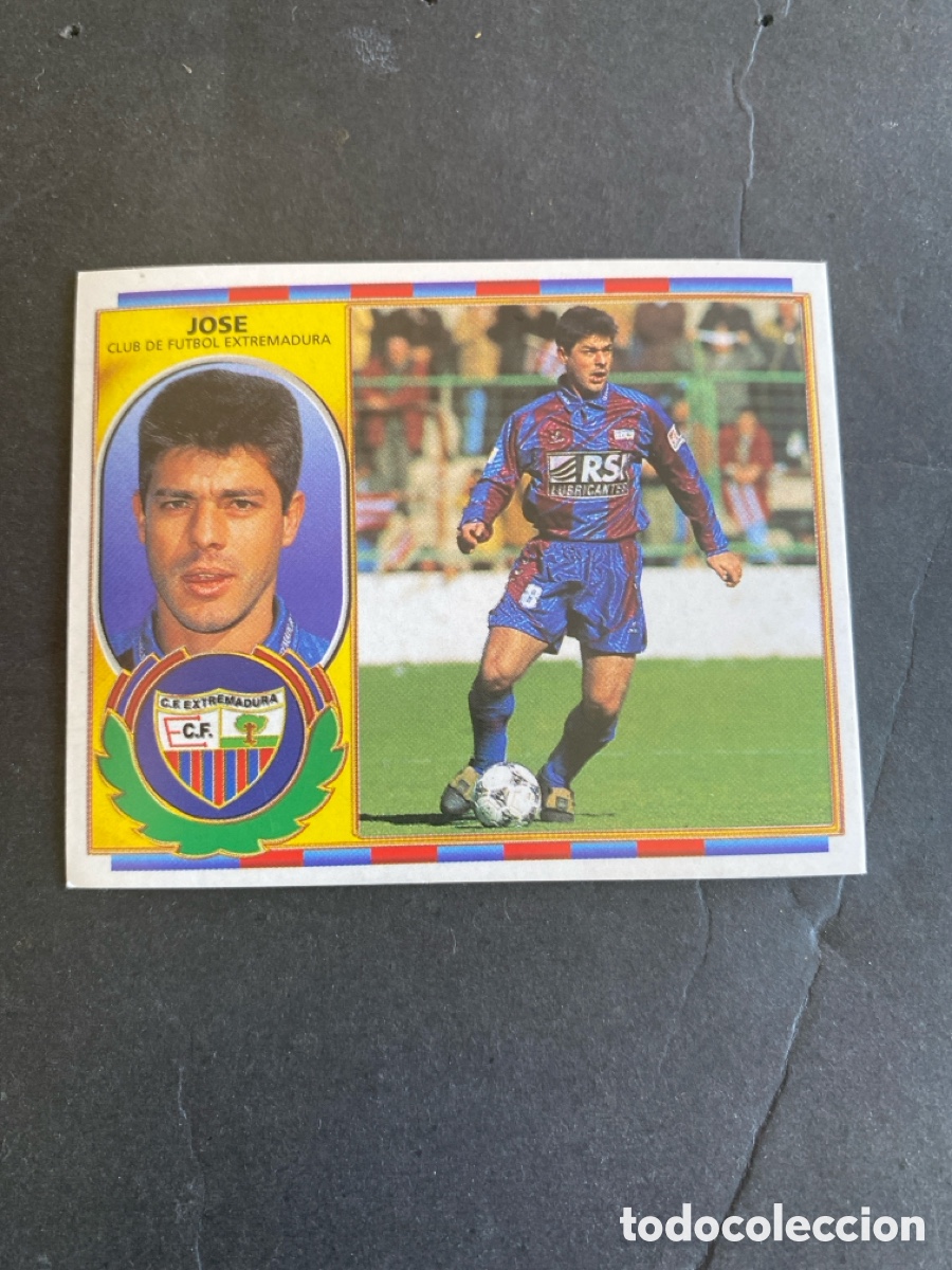 Cromos de f&uacute;tbol: Cromo liga 96/97 CF Extremadura nunca pegado