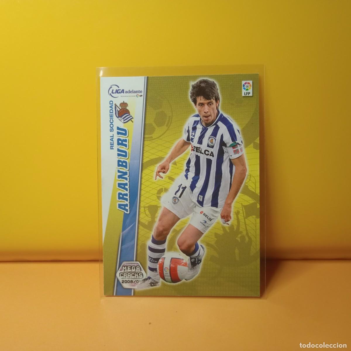 Cromos de f&uacute;tbol: MEGACRACKS 2008 2009 08 09 LIGA ADELANTE REAL SOCIEDAD ARANBURU 431