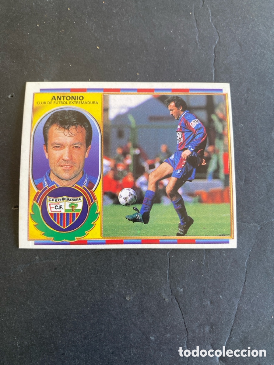 Cromos de f&uacute;tbol: Cromo liga 96/97 CF Extremadura nunca pegado