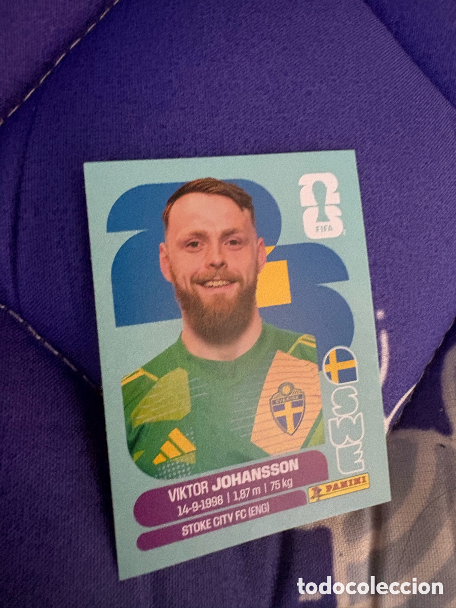 Cromos de f&uacute;tbol: L2 JOHANSSON SELECCION SUECIA 2 PANINI MUNDIAL FIFA WORLD CUP 2026 PANINI NUNCA PEGADO