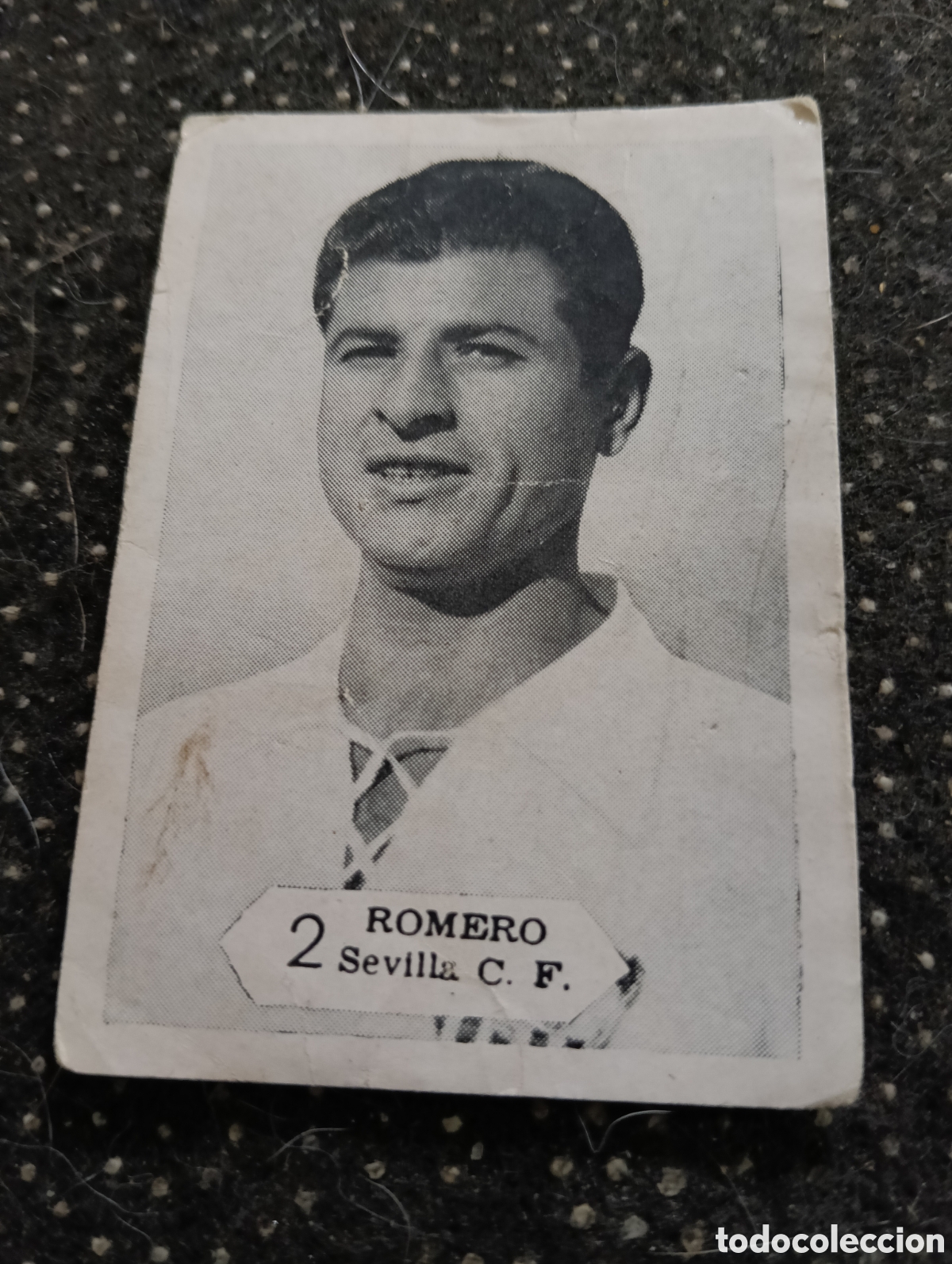 Cromos de f&uacute;tbol: ROMERO - SEVILLA C.F. - CROMO LIGA 1959 1960 - ALBUM FHER DISGRA, sin pegar, en muy buen estado