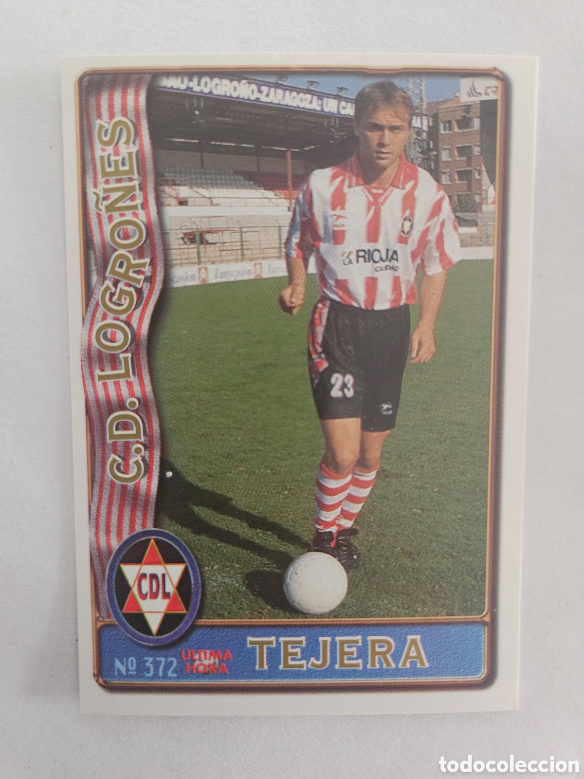 Cromos de f&uacute;tbol: Mundicromo fichas Liga 1996 1997 96 97 Tejera ultima hora n&deg; 372 Logro&ntilde;es