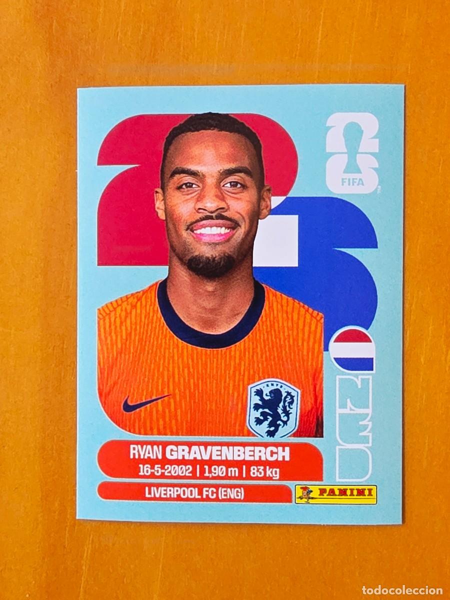 Cromos de f&uacute;tbol: NED 11 Ryan Gravenberch, Pa&iacute;ses Bajos Holanda, Panini FIFA World Cup Mundial 2026 Sticker