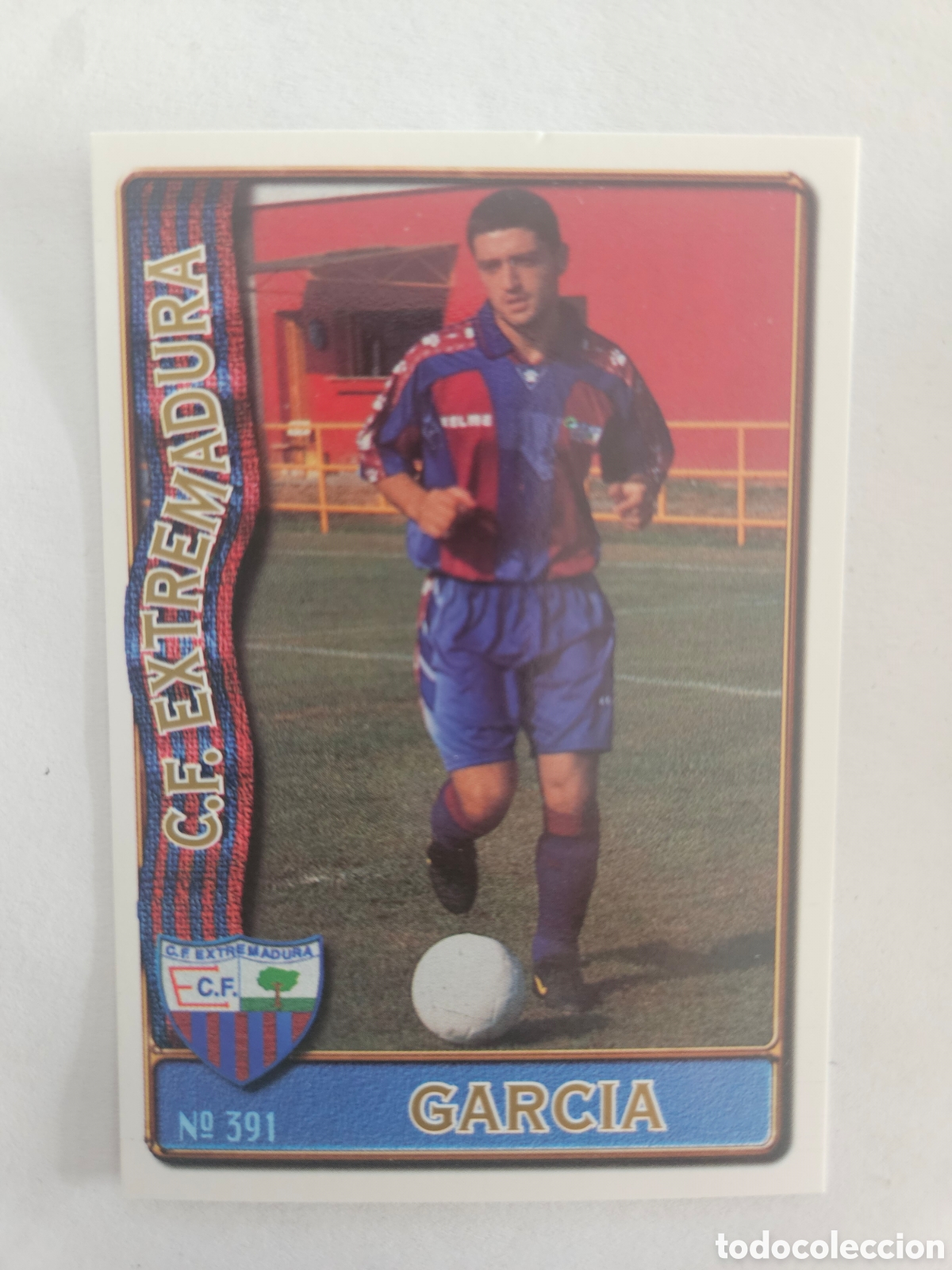 Cromos de f&uacute;tbol: N&ordm; 391 GARCIA PIMIENTA (EXTREMADURA) - CROMO DE F&Uacute;TBOL FICHAS LIGA 96-97 MUNDICROMO 1996-1997