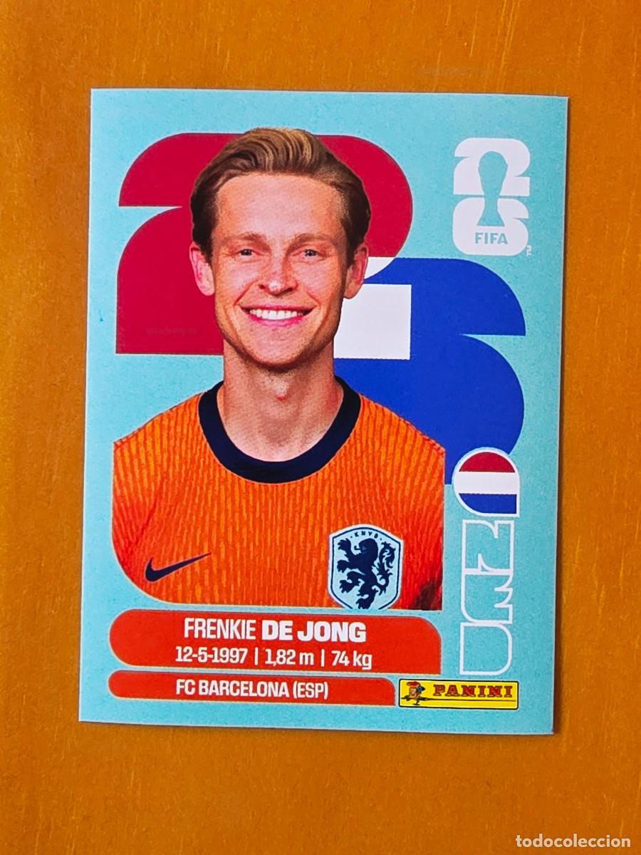 Cromos de f&uacute;tbol: NED 14 Frenkie de Jong, Pa&iacute;ses Bajos Holanda, Panini FIFA World Cup Mundial 2026 Sticker
