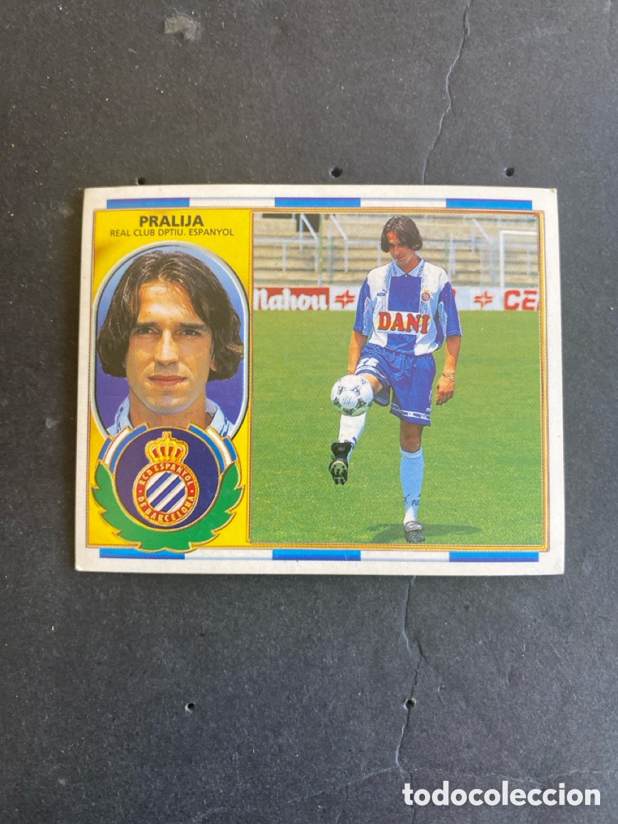 Cromos de f&uacute;tbol: Cromo liga 96/97 RCD Espanyol nunca pegado
