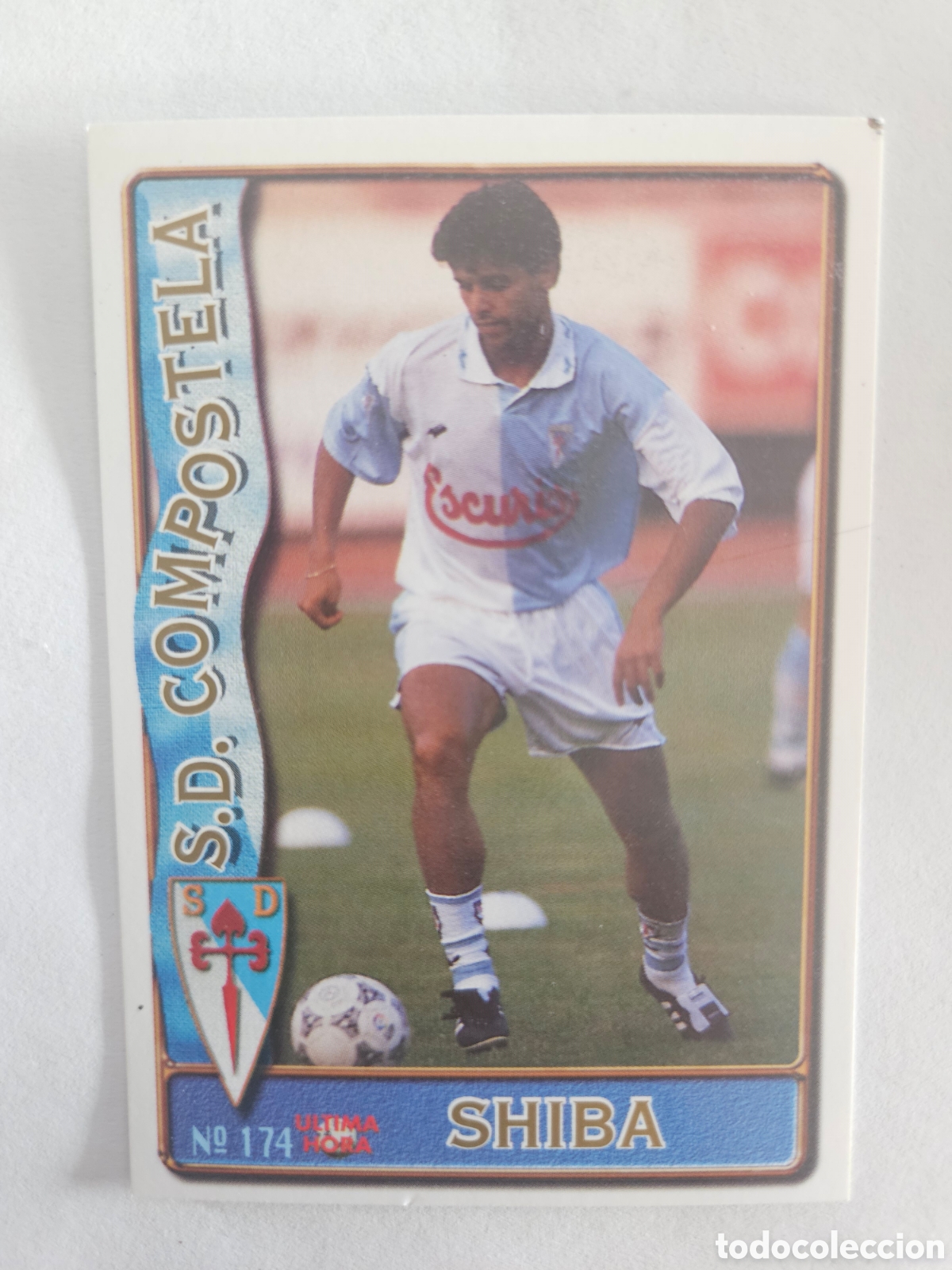 Cromos de f&uacute;tbol: CROMO 174 UH FICHAJE SHIBA COMPOSTELA CROMOS ALBUM MUNDICROMO LIGA FUTBOL 1996-1997 96-97