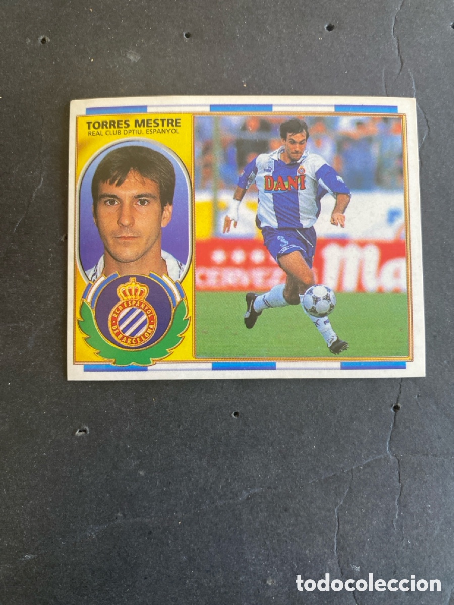 Cromos de f&uacute;tbol: Cromo liga 96/97 RCD Espanyol nunca pegado