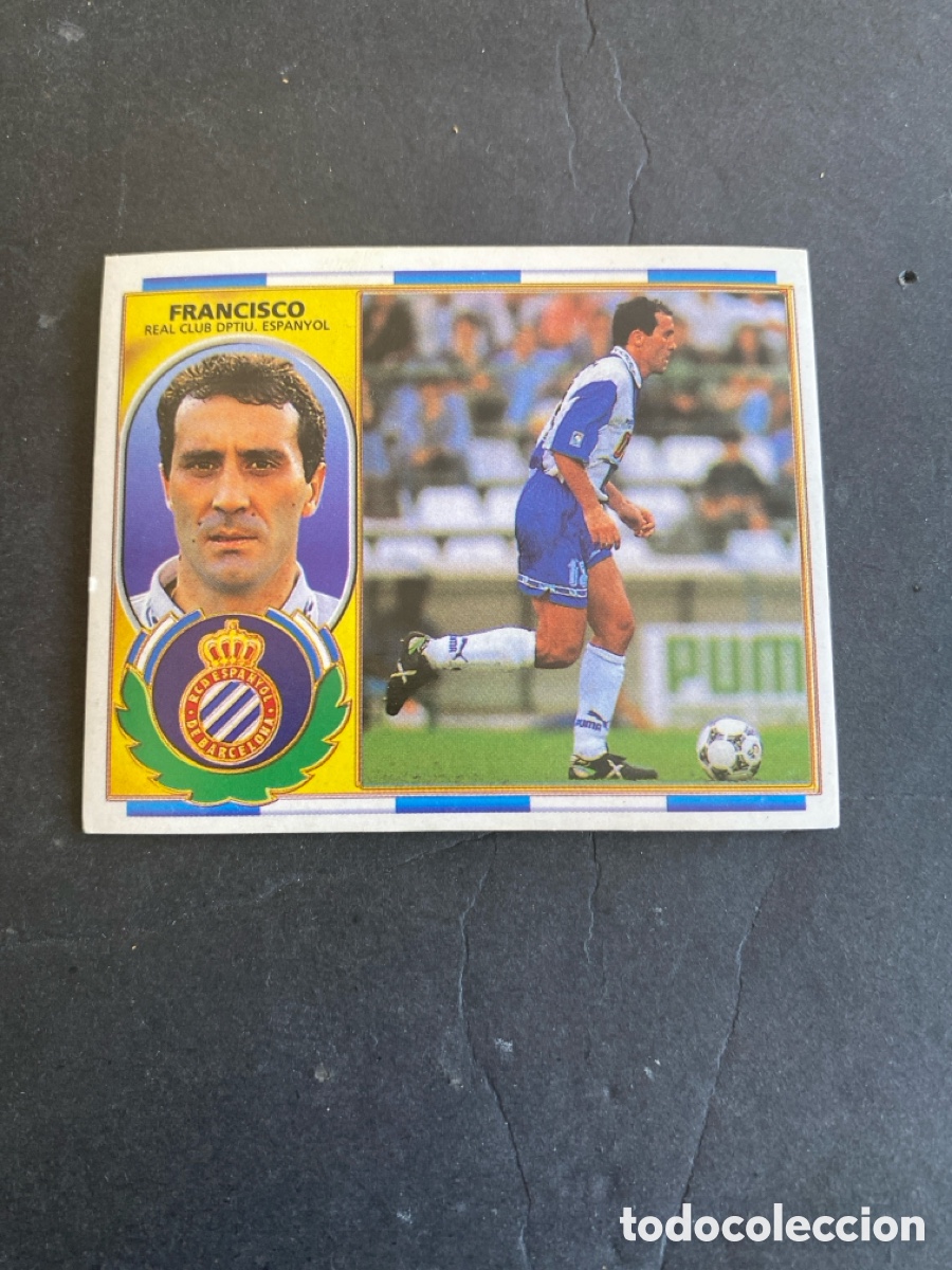Cromos de f&uacute;tbol: Cromo liga 96/97 RCD Espanyol nunca pegado