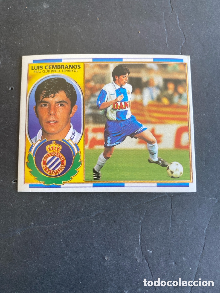 Cromos de f&uacute;tbol: Cromo liga 96/97 RCD Espanyol nunca pegado