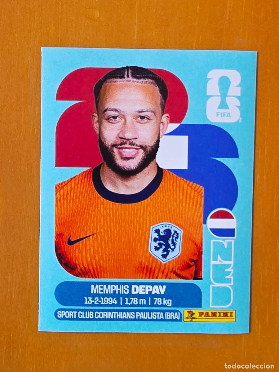 Cromos de f&uacute;tbol: NED 17 Memphis Depay, Pa&iacute;ses Bajos Holanda, Panini FIFA World Cup Mundial 2026 Sticker