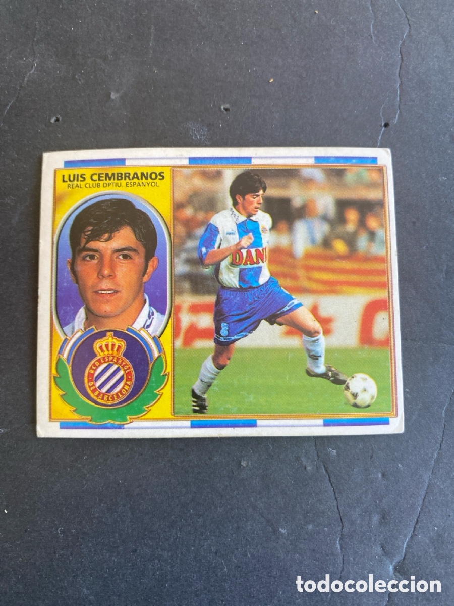 Cromos de f&uacute;tbol: Cromo liga 96/97 RCD Espanyol nunca pegado