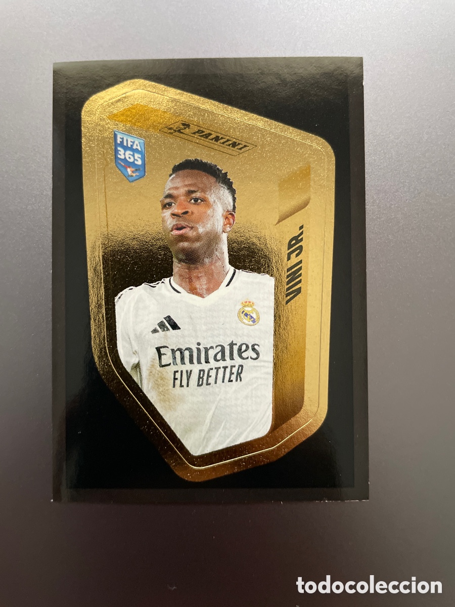 Cromos de Futebol: Vini Jr Vinicius VIN My Golden Team Panini FIFA 365 10 Years 2025 Real Madrid