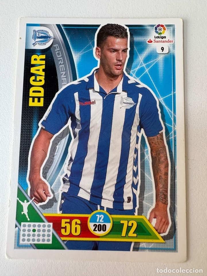 Cromos de f&uacute;tbol: Carta Edgar Alav&eacute;s 9 Adrenalyn 2016-17
