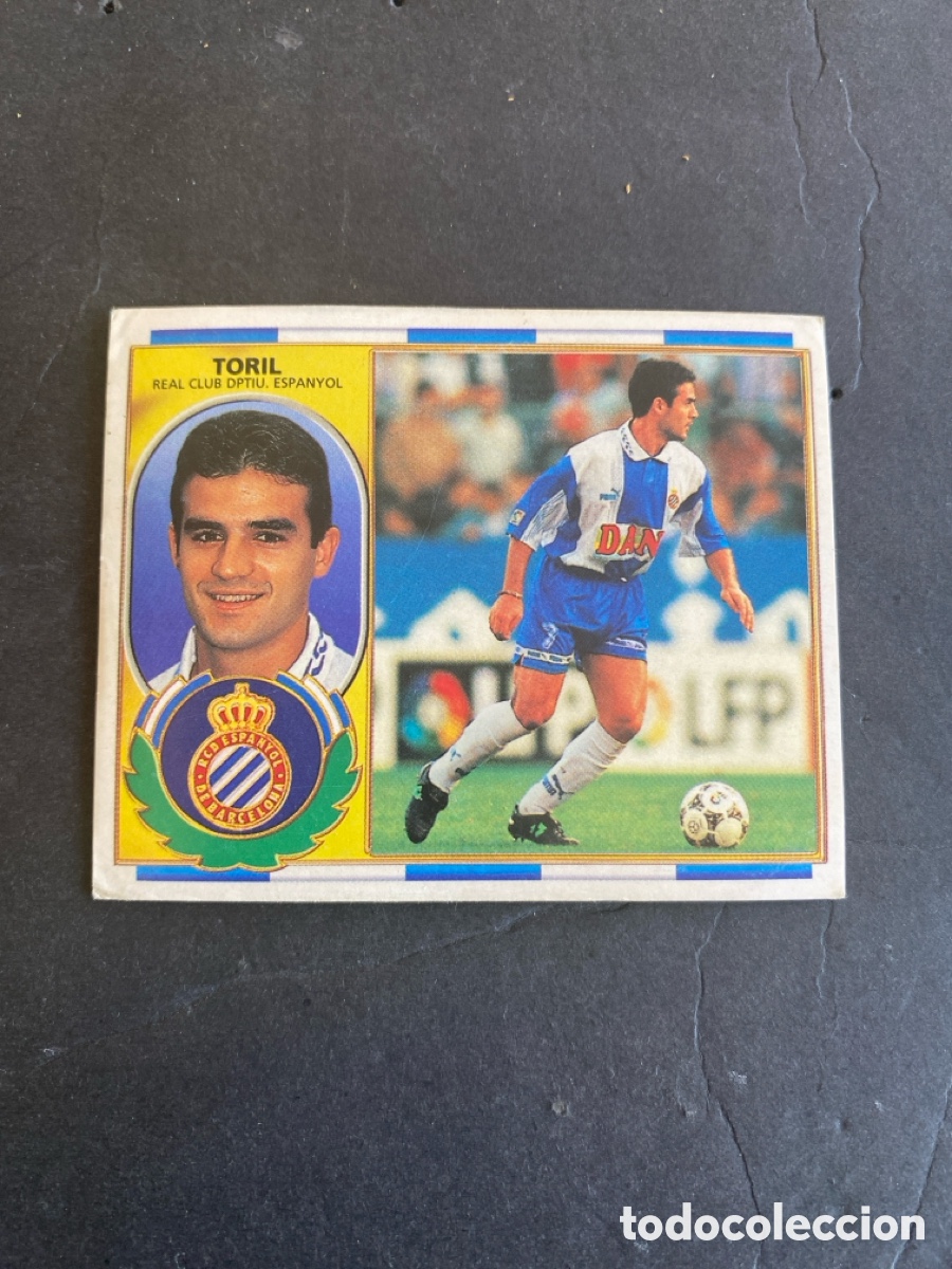 Cromos de f&uacute;tbol: Cromo liga 96/97 RCD Espanyol nunca pegado