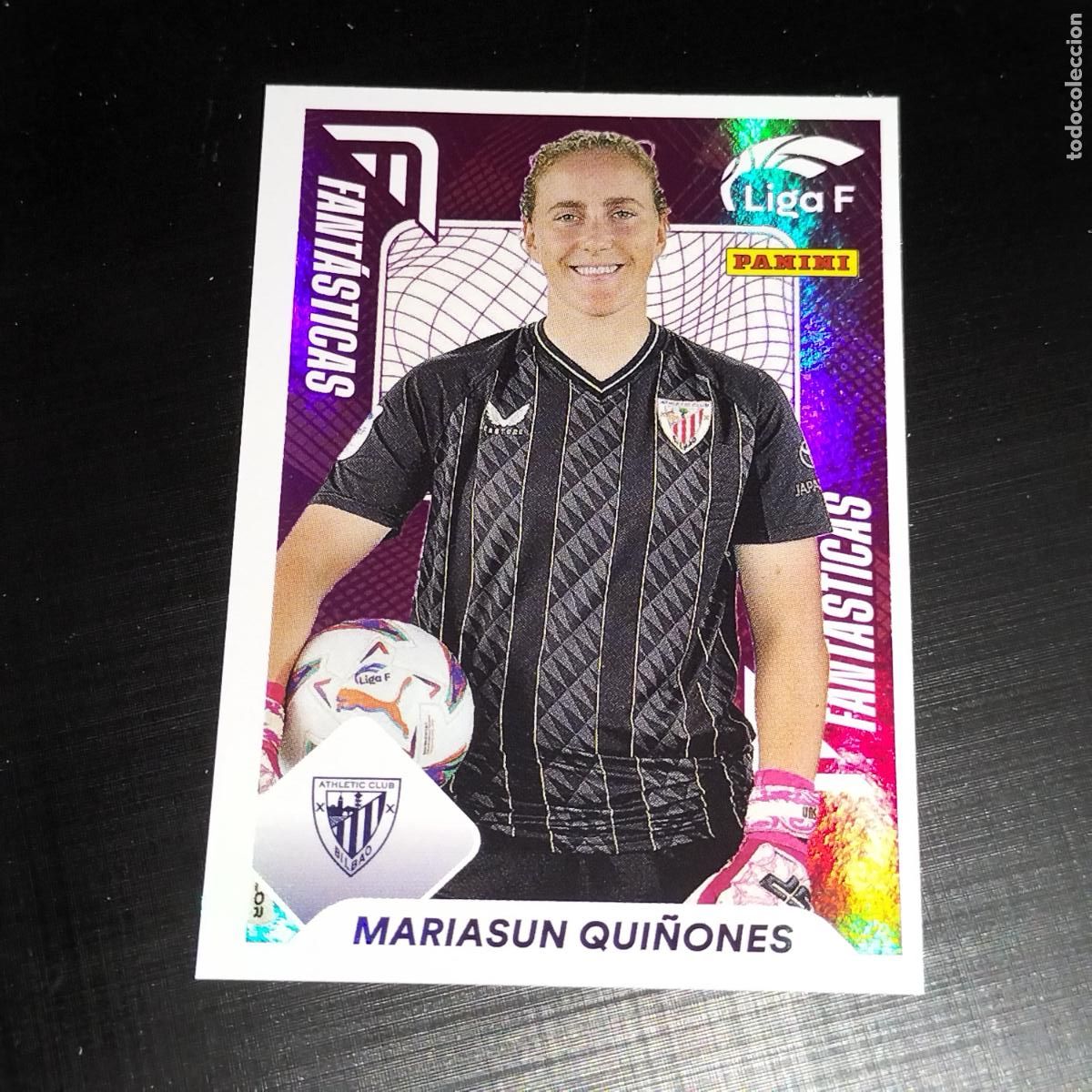 Cromos de f&uacute;tbol: N&ordm; 363 MARIASUN QUI&Ntilde;ONES FANTASTICAS ATHLETIC BILBAO CROMOS LIGA F FEMENINA PANINI 2023 2024 23 24