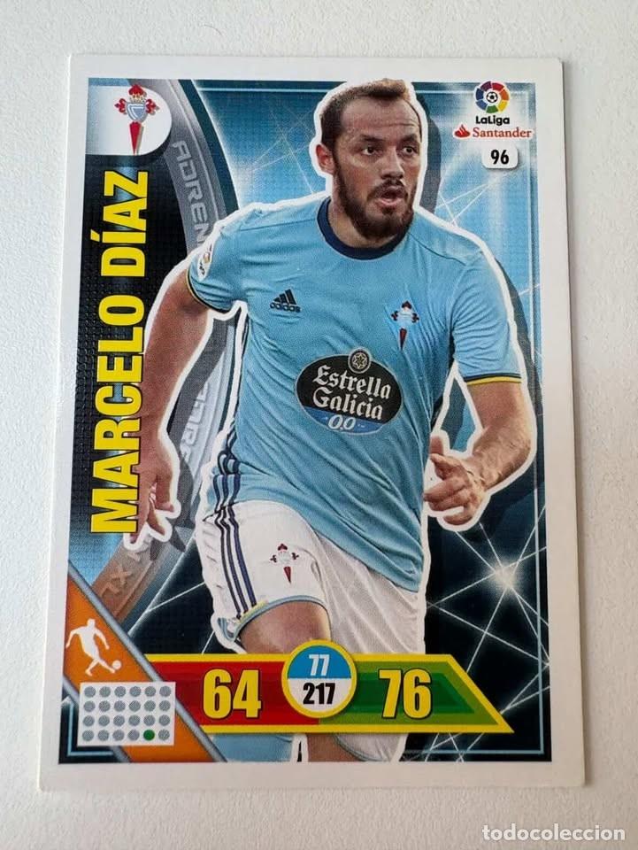 Cromos de f&uacute;tbol: Carta Marcelo D&iacute;az Celta 96 Adrenalyn 2016-17