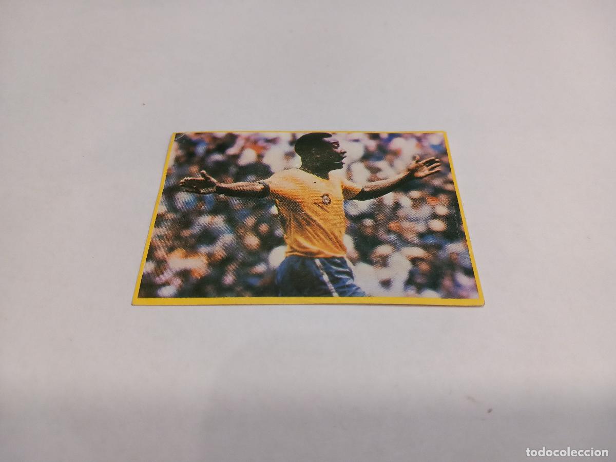 Cromos de f&uacute;tbol: PEL&Eacute; CROMO DE FUTBOL DANONE MUNDIAL 82 FUTBOL EN ACCI&Oacute;N - NUNCA PEGADO - / COMPRA MIN&Iacute;MA 5 &euro;