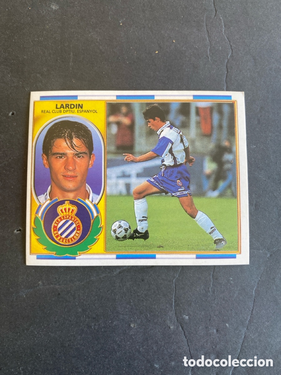 Cromos de f&uacute;tbol: Cromo liga 96/97 RCD Espanyol nunca pegado