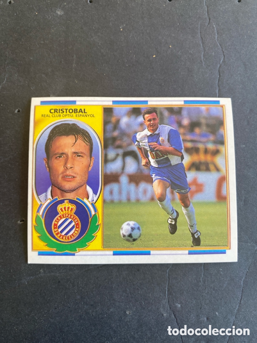 Cromos de f&uacute;tbol: Cromo liga 96/97 RCD Espanyol nunca pegado