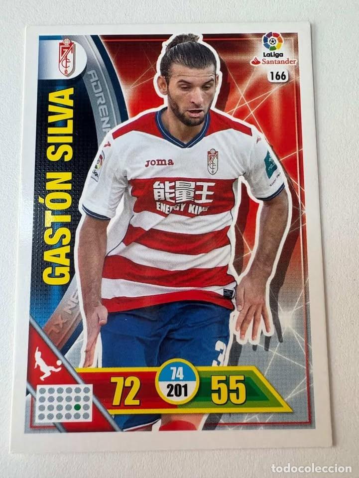 Cromos de f&uacute;tbol: Carta Gast&oacute;n Silva Granada 166 Adrenalyn 2016-17
